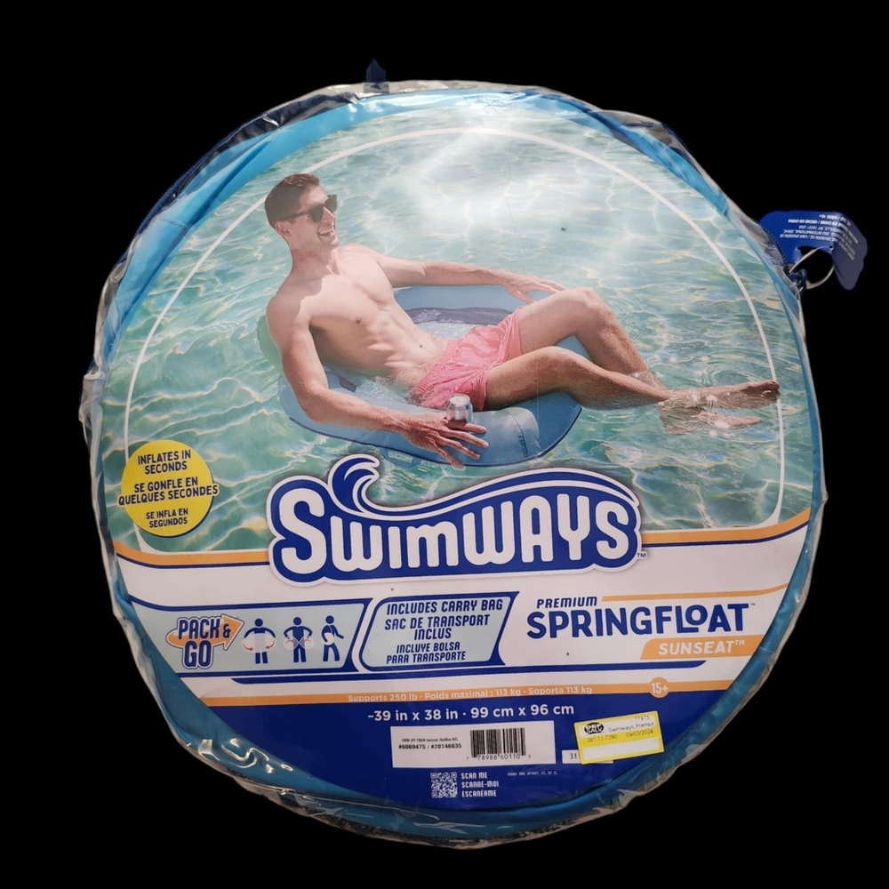 Swimways Premium Swim Float 39x38, Includes Carry Bag